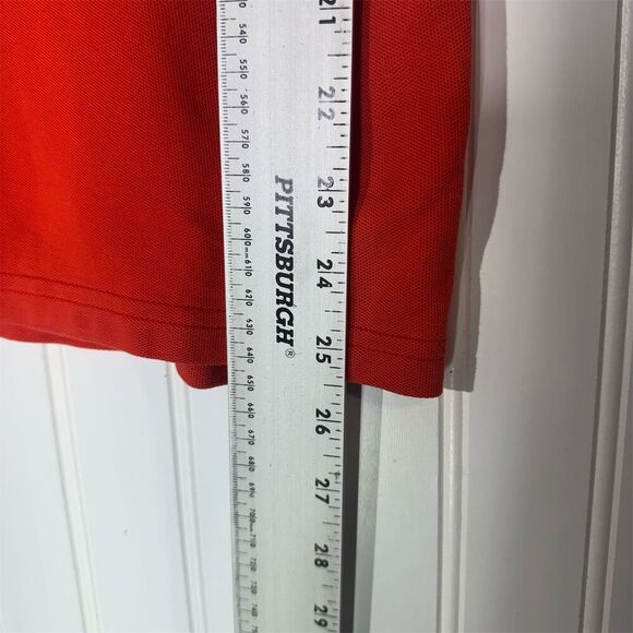 Psycho Bunny Men’s Polo Shirt Size 4 Red Pima Cotton Skull Bunny Peru Preppy Y2K - Picture 6 of 10